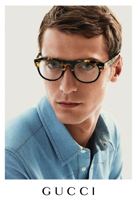 pics of men wearing gucci glasses|gucci optical glasses for men.